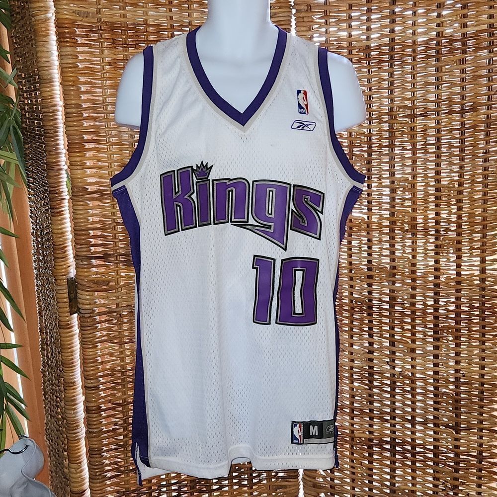 Vintage Sacramento Kings Mike Bibby #10 Reebok Jersey M